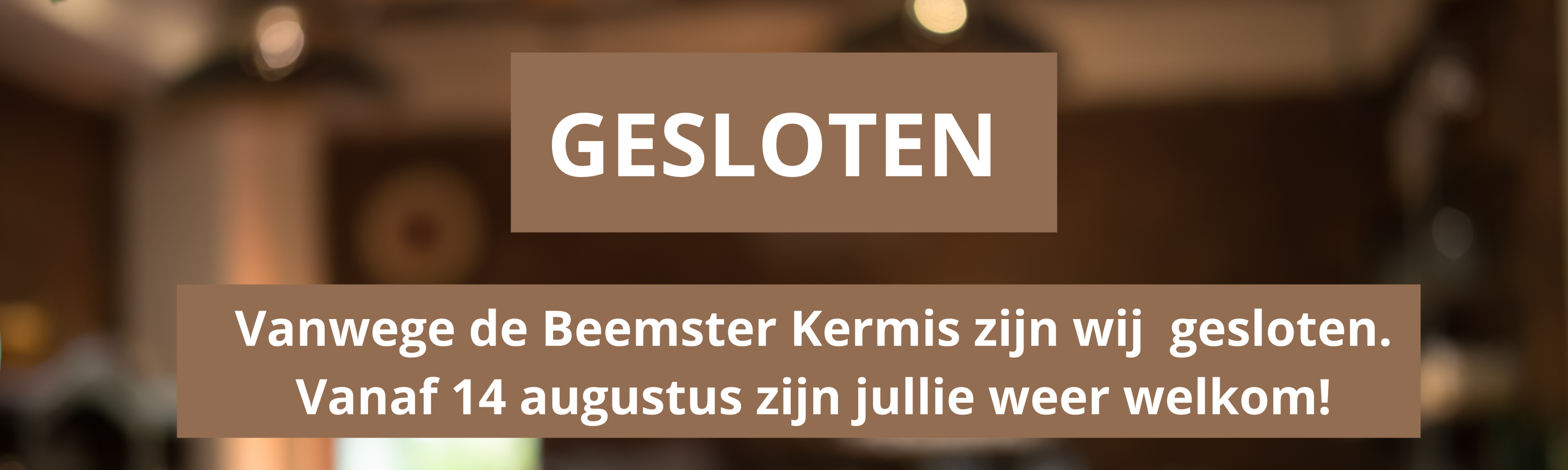GESLOTEN